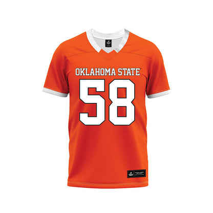 Oklahoma State - NCAA Football : Isaiah Bowman - Orange Premium Football Jersey-0