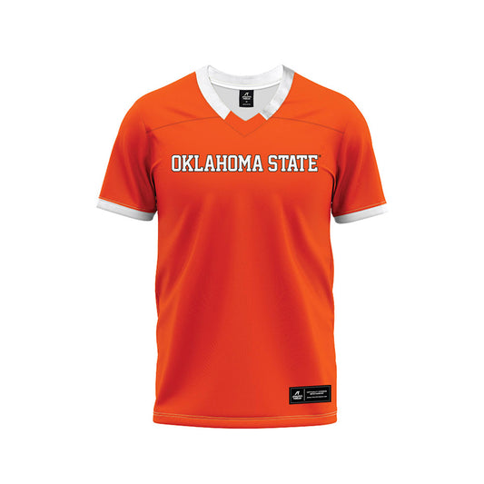 Oklahoma State - NCAA Football : Miles Coleman - Orange Premium Football Jersey-0