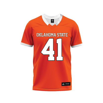 Oklahoma State - NCAA Football : Gabe Pendyala - Orange Premium Football Jersey-0