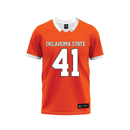 Oklahoma State - NCAA Football : Gabe Pendyala - Orange Premium Football Jersey-0