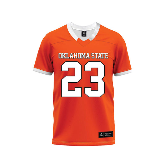 Oklahoma State - NCAA Football : Oscar Hammond - Orange Premium Football Jersey-0