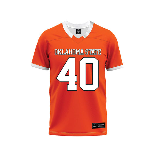 Oklahoma State - NCAA Football : Cooper Mailand - Orange Premium Football Jersey-0