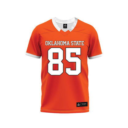 Oklahoma State - NCAA Football : Nate Ost - Orange Premium Football Jersey-0