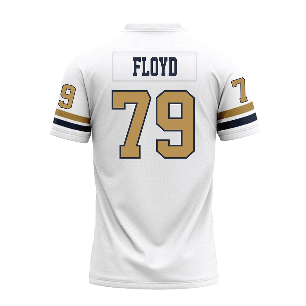 Georgia Tech - NCAA Football : Jordan Floyd - White Premium Football Jersey-1