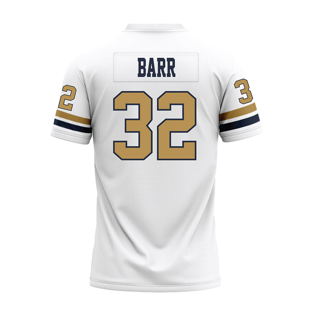 Georgia Tech - NCAA Football : Jayden Barr - White Premium Football Jersey-1