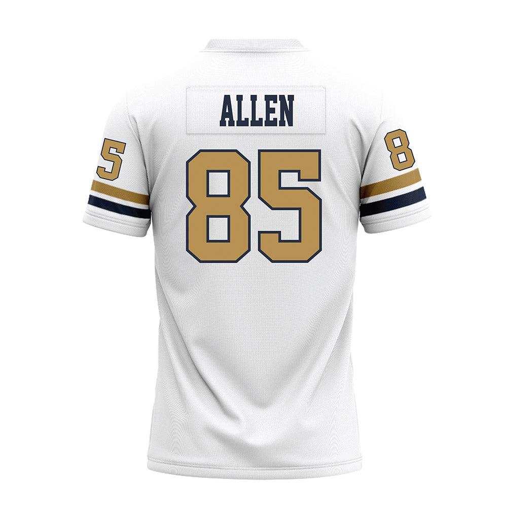 Georgia Tech - NCAA Football : Jordan Allen - White Premium Football Jersey-1