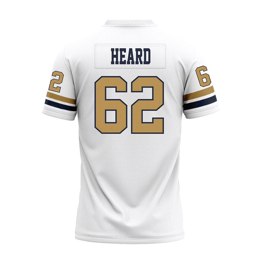 Georgia Tech - NCAA Football : Courtlin Heard - White Premium Football Jersey-1