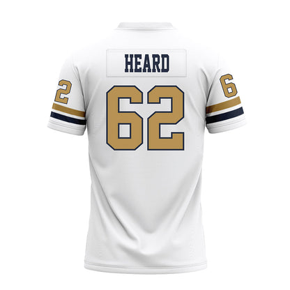 Georgia Tech - NCAA Football : Courtlin Heard - White Premium Football Jersey-1