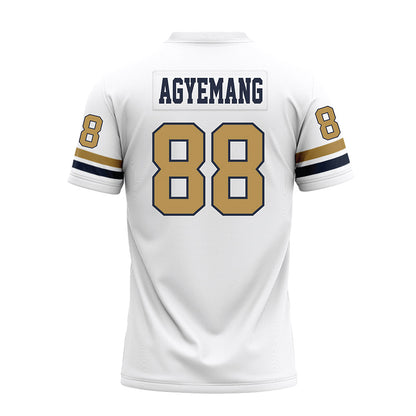 Georgia Tech - NCAA Football : Nathan Agyemang - White Premium Football Jersey-1