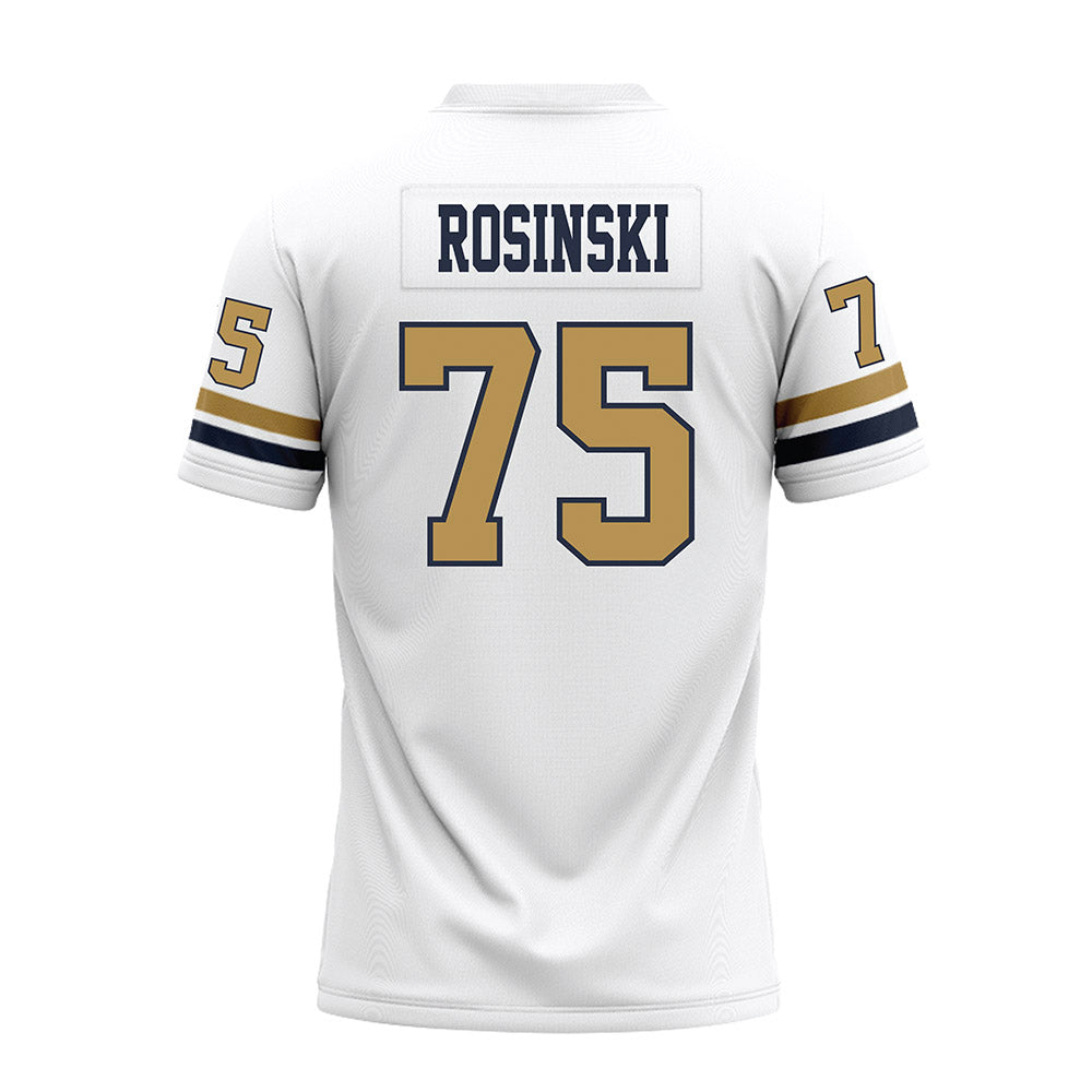 Georgia Tech - NCAA Football : Andrew Rosinski - White Premium Football Jersey-1