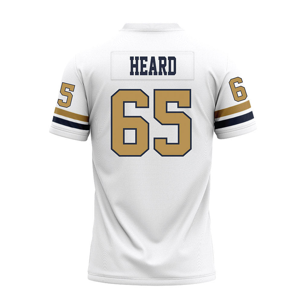Georgia Tech - NCAA Football : Courtney Heard - White Premium Football Jersey-1