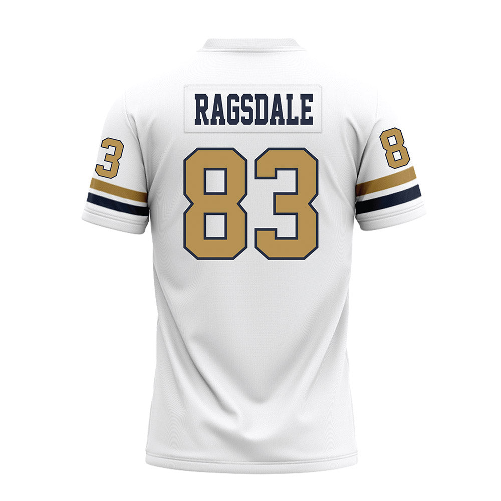 Georgia Tech - NCAA Football : Blake Ragsdale - White Premium Football Jersey-1