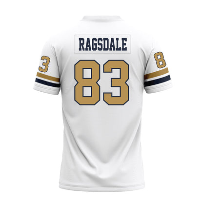 Georgia Tech - NCAA Football : Blake Ragsdale - White Premium Football Jersey-1