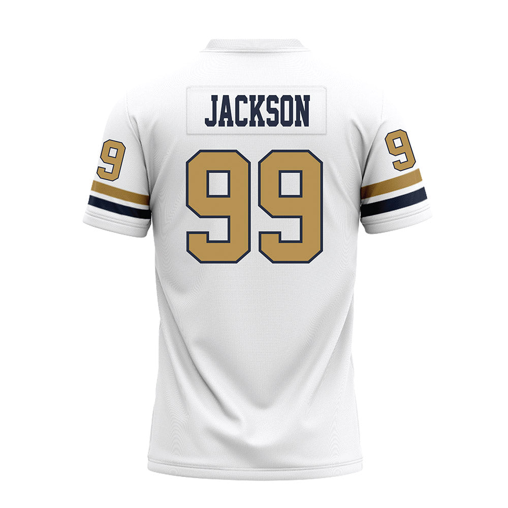 Georgia Tech - NCAA Football : Vincent Jackson - White Premium Football Jersey-1