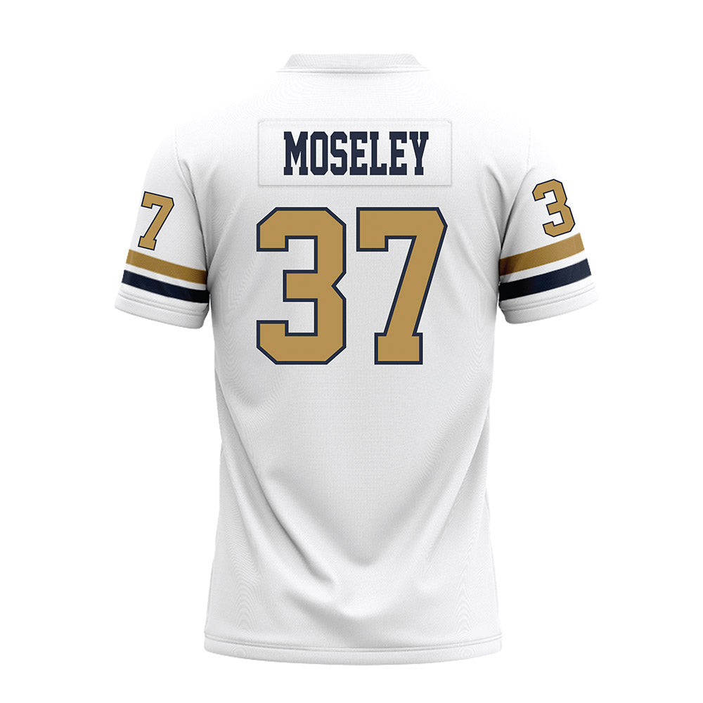 Georgia Tech - NCAA Football : Joseph Moseley - White Premium Football Jersey-1