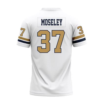 Georgia Tech - NCAA Football : Joseph Moseley - White Premium Football Jersey-1