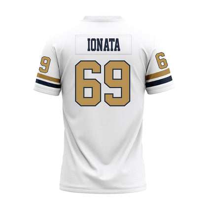 Georgia Tech - NCAA Football : Joseph Ionata - White Premium Football Jersey-1