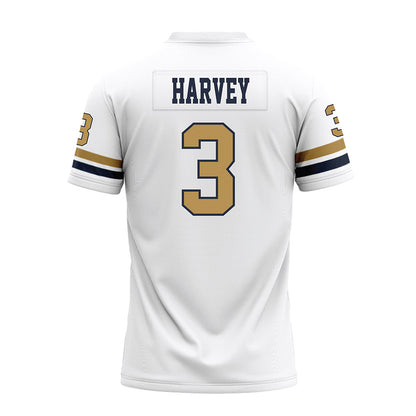 Georgia Tech - NCAA Football : Ahmari Harvey - White Premium Football Jersey-1