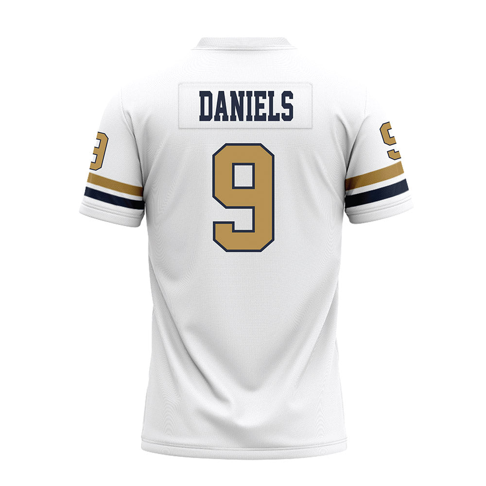 Georgia Tech - NCAA Football : Omar Daniels - White Premium Football Jersey-1
