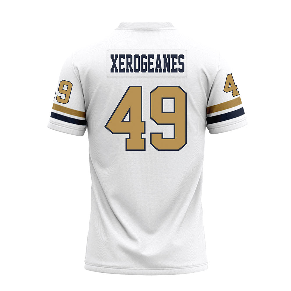 Georgia Tech - NCAA Football : Rocco Xerogeanes - White Premium Football Jersey-1