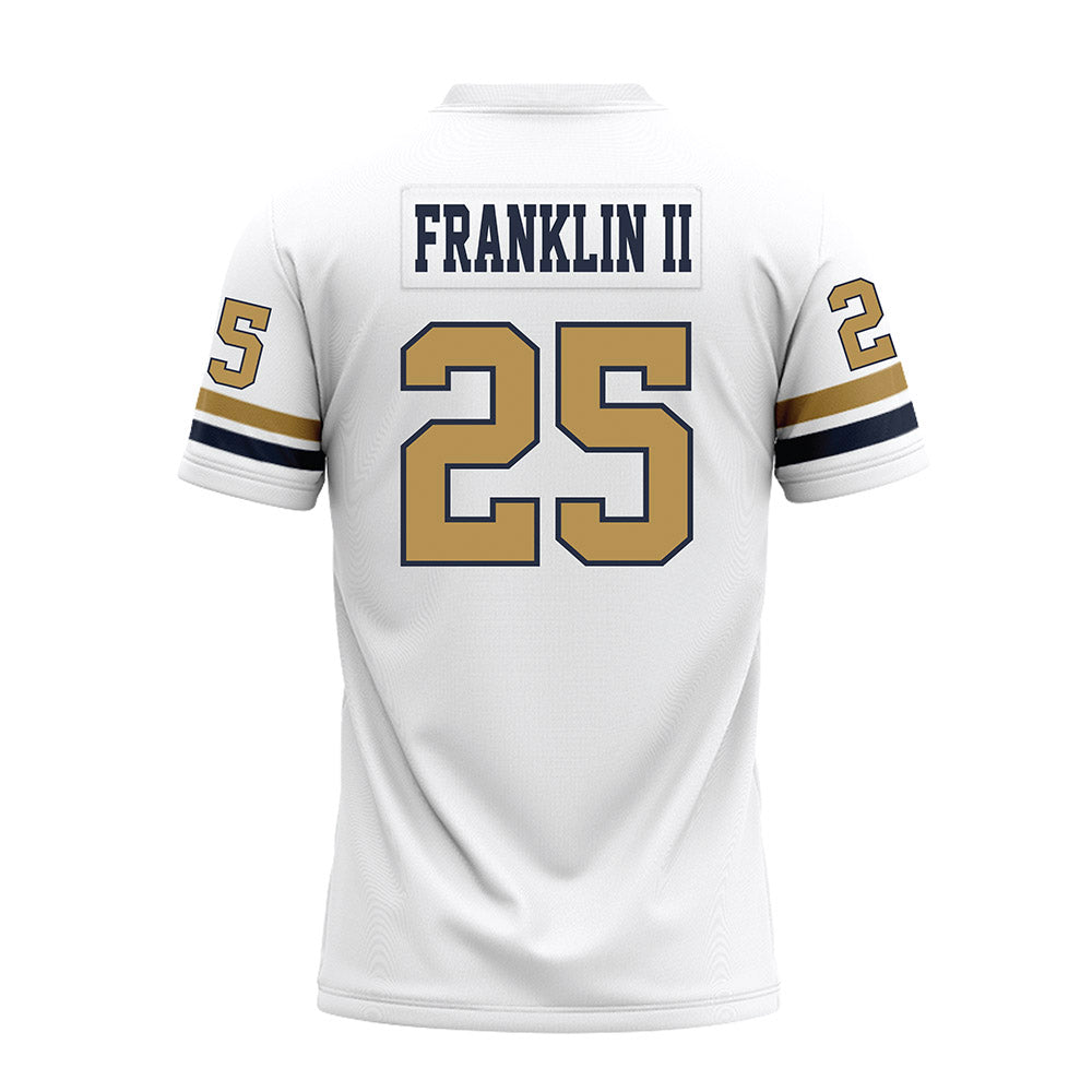 Georgia Tech - NCAA Football : Cedric Franklin Ii - White Premium Football Jersey-1