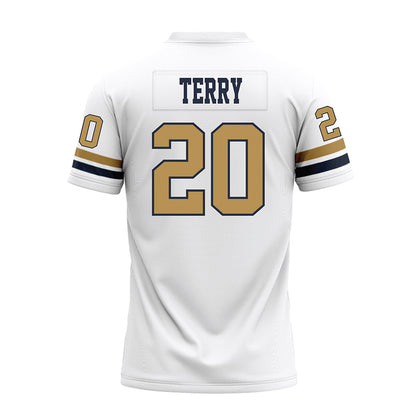 Georgia Tech - NCAA Football : Jaedyn Terry - White Premium Football Jersey-1