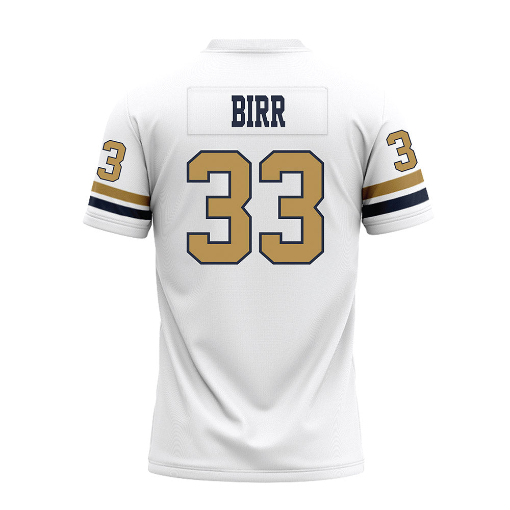 Georgia Tech - NCAA Football : Aidan Birr - White Premium Football Jersey-1