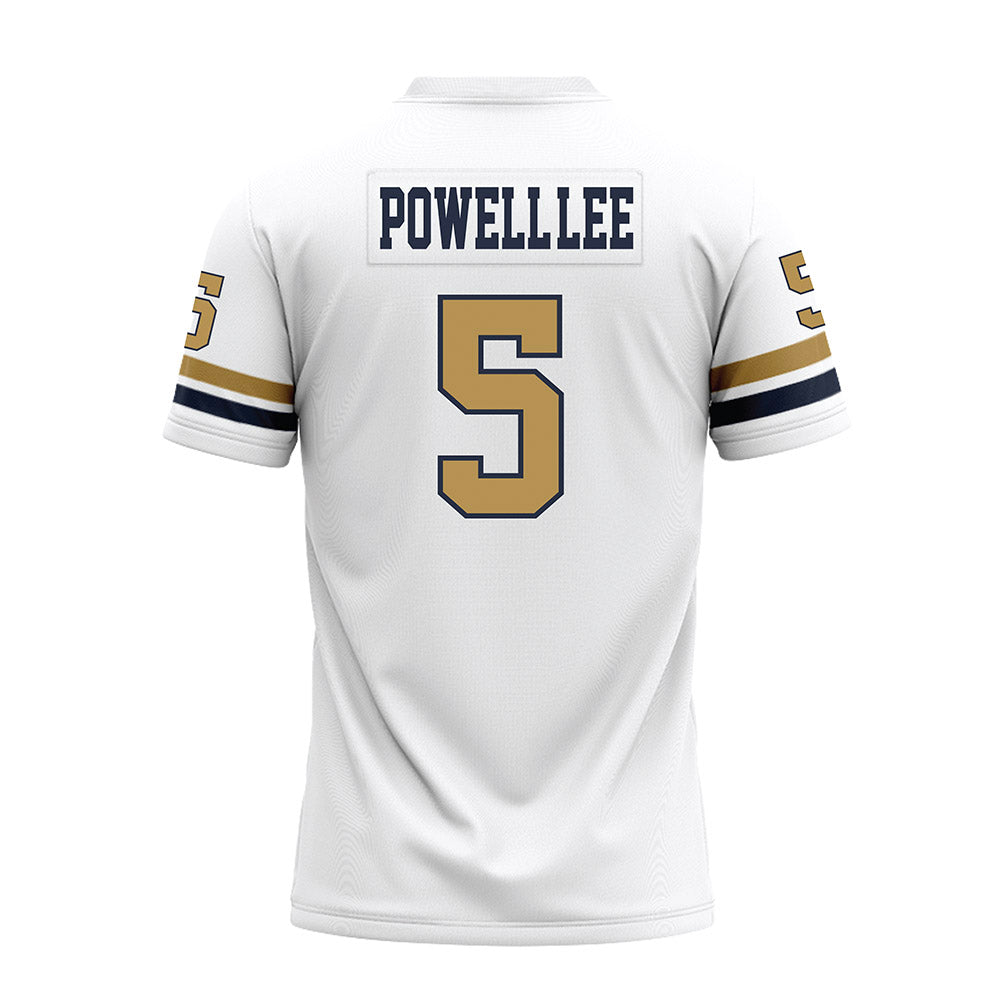 Georgia Tech - NCAA Football : Clayton Powell-Lee - White Premium Football Jersey-1