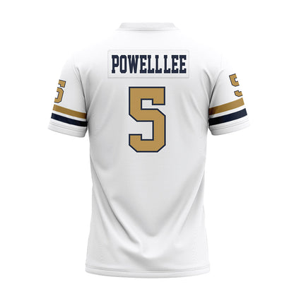 Georgia Tech - NCAA Football : Clayton Powell-Lee - White Premium Football Jersey-1