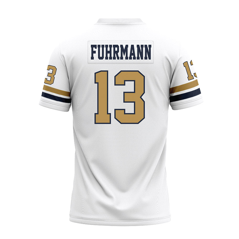 Georgia Tech - NCAA Football : Isaiah Fuhrmann - White Premium Football Jersey-1