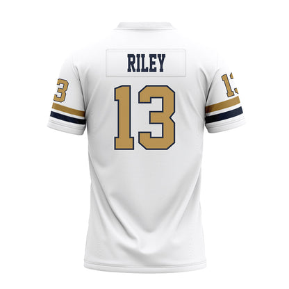 Georgia Tech - NCAA Football : Savion Riley - White Premium Football Jersey-1