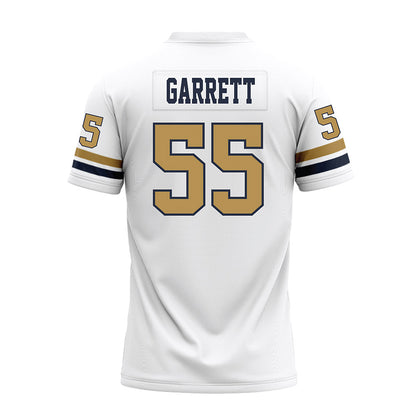 Georgia Tech - NCAA Football : Christian Garrett - White Premium Football Jersey-1