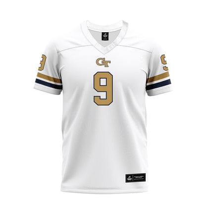 Georgia Tech - NCAA Football : Omar Daniels - White Premium Football Jersey-0