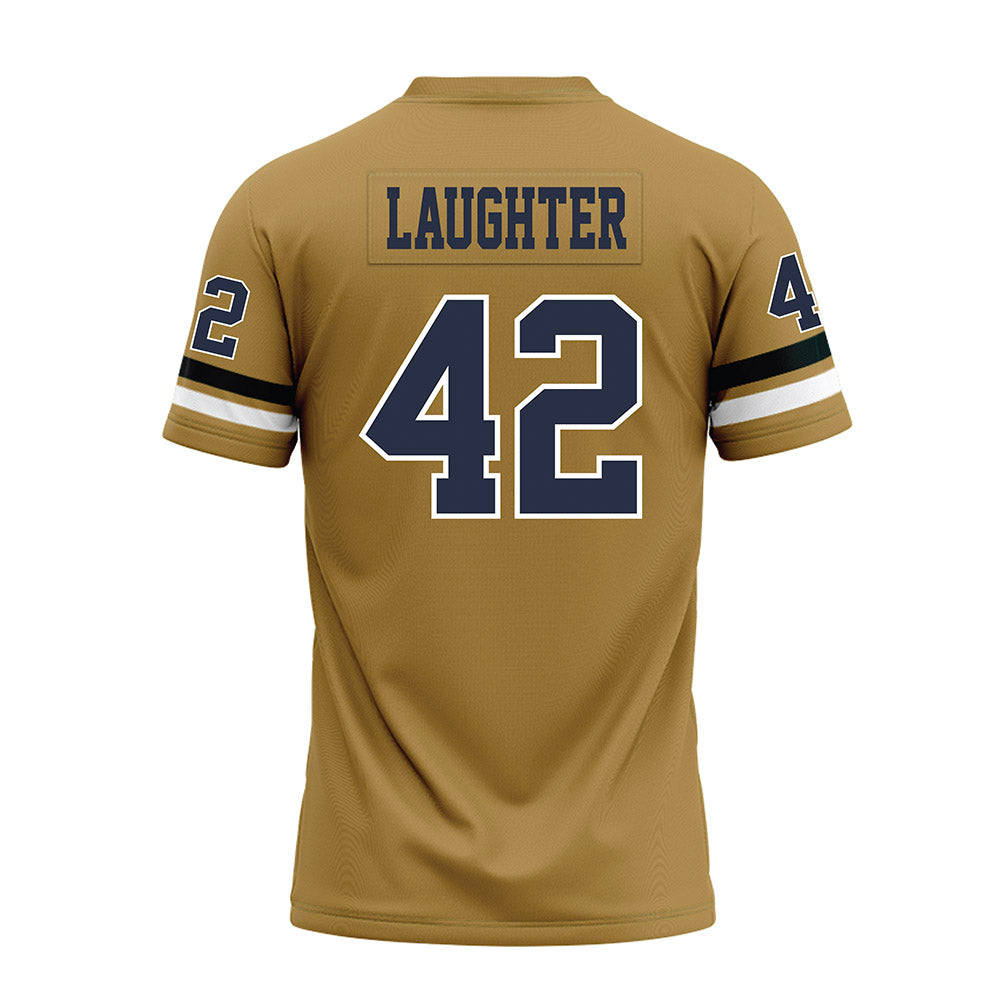 Georgia Tech - NCAA Football : Luke Laughter - Gold Premium Football Jersey-1