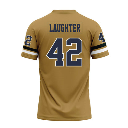 Georgia Tech - NCAA Football : Luke Laughter - Gold Premium Football Jersey-1