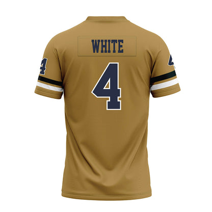 Georgia Tech - NCAA Football : Daiquan White - Gold Premium Football Jersey-1