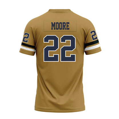 Georgia Tech - NCAA Football : D.J. Moore - Gold Premium Football Jersey-1