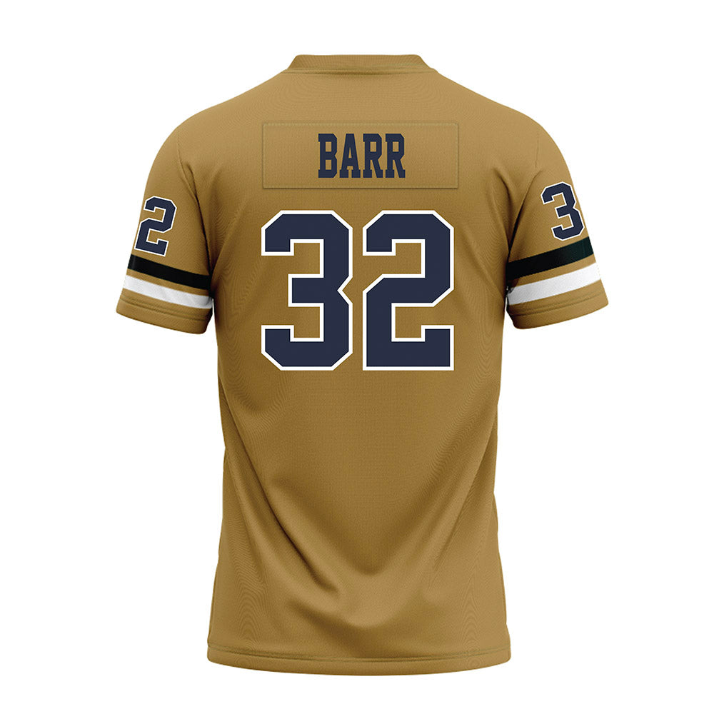 Georgia Tech - NCAA Football : Jayden Barr - Gold Premium Football Jersey-1