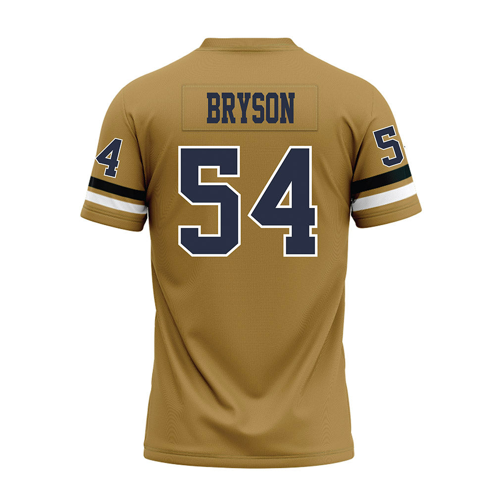 Georgia Tech - NCAA Football : Jimmy Bryson - Gold Premium Football Jersey-1