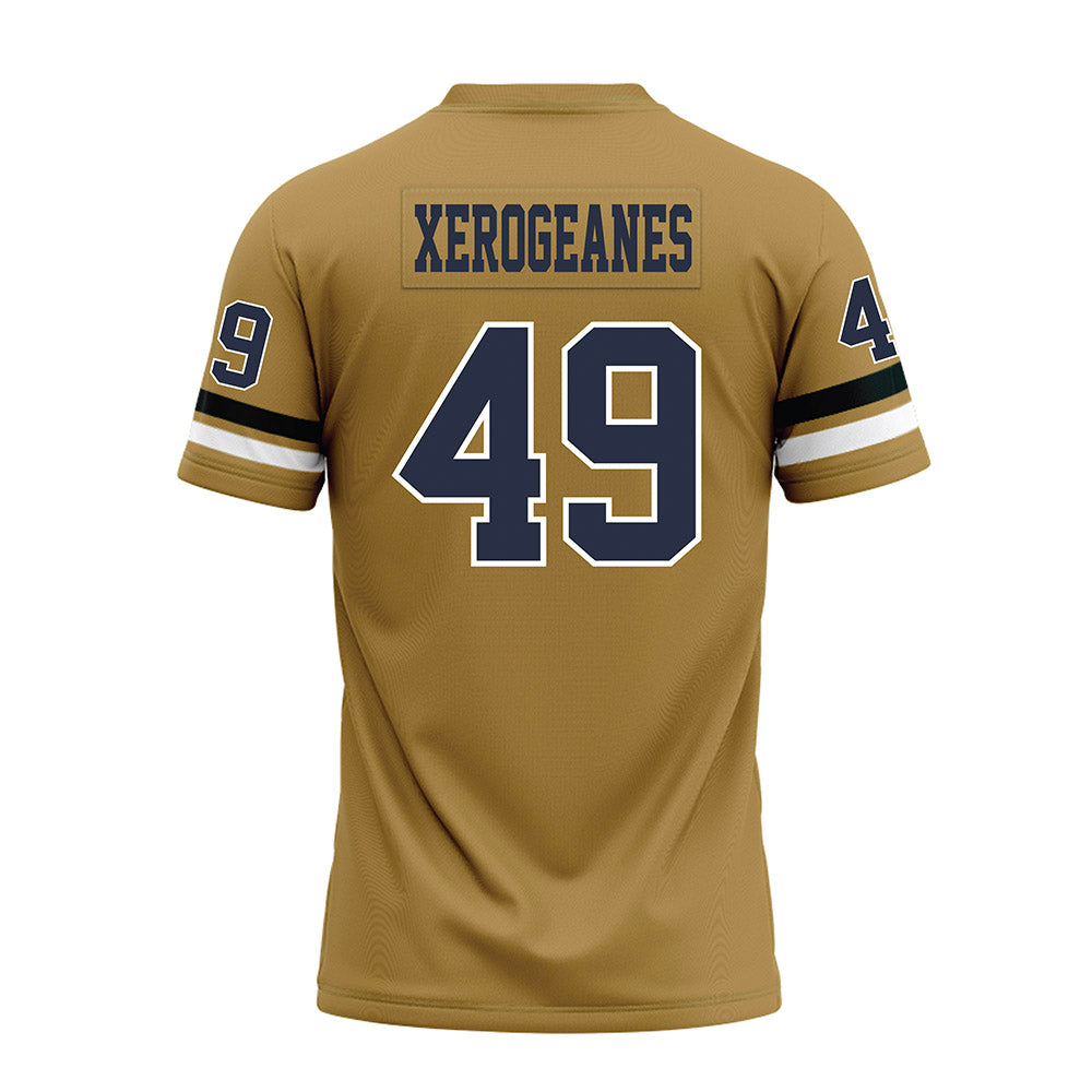 Georgia Tech - NCAA Football : Rocco Xerogeanes - Gold Premium Football Jersey-1