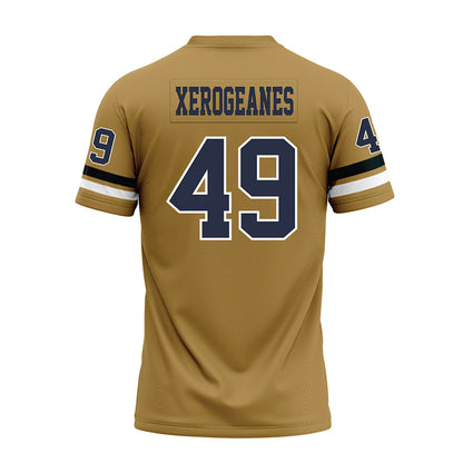 Georgia Tech - NCAA Football : Rocco Xerogeanes - Gold Premium Football Jersey-1