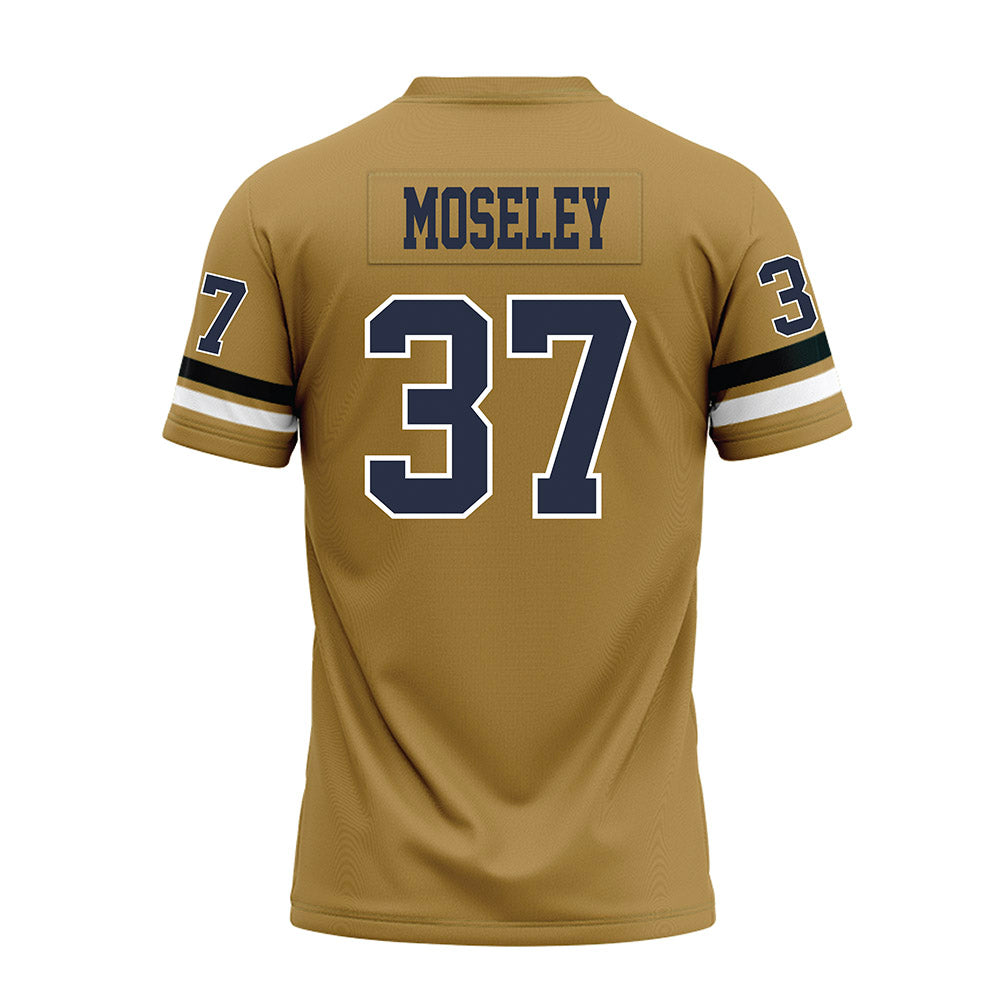 Georgia Tech - NCAA Football : Joseph Moseley - Gold Premium Football Jersey-1