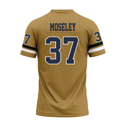 Georgia Tech - NCAA Football : Joseph Moseley - Gold Premium Football Jersey-1