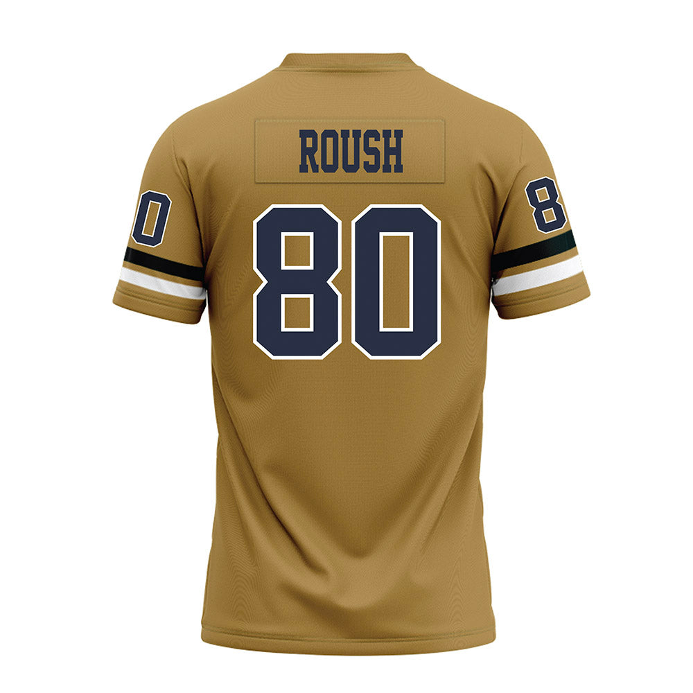 Georgia Tech - NCAA Football : Connor Roush - Gold Premium Football Jersey-1