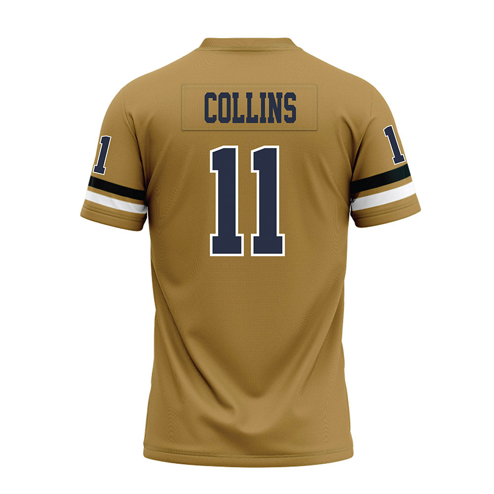 Georgia Tech - NCAA Football : Darnell Collins - Gold Premium Football Jersey-1