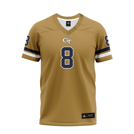Georgia Tech - NCAA Football : Jordan Boyd - Gold Premium Football Jersey-0