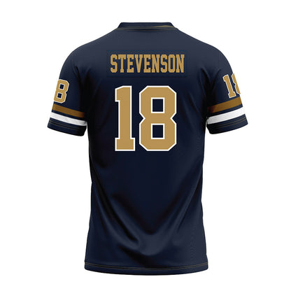 Georgia Tech - NCAA Football : Troy Stevenson - Blue Premium Football Jersey-1