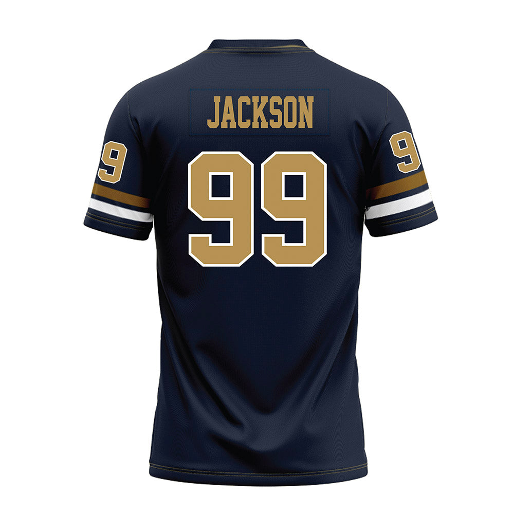Georgia Tech - NCAA Football : Vincent Jackson - Blue Premium Football Jersey-1