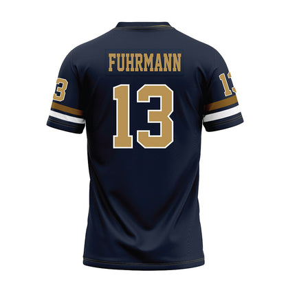 Georgia Tech - NCAA Football : Isaiah Fuhrmann - Blue Premium Football Jersey-1