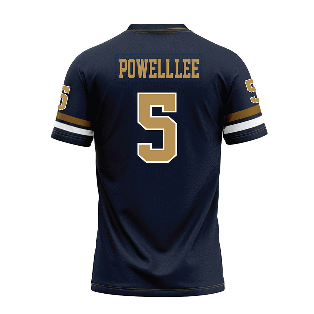 Georgia Tech - NCAA Football : Clayton Powell-Lee - Blue Premium Football Jersey-1